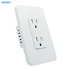 Shenzhen supplier us style duplex socket 15a switch socket outlets with usb charger