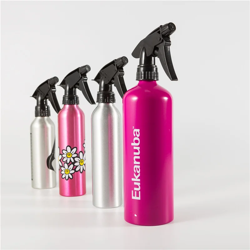 
Various Volumes and Styles Metal Aluminum Bottles with Sprayer for Cosmetic Packaging 
