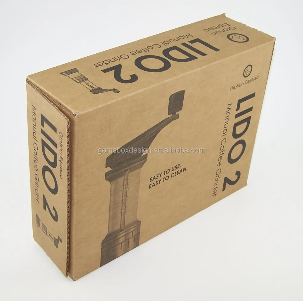 coated wax waterproof glossy rsc slotted corrugated carton box