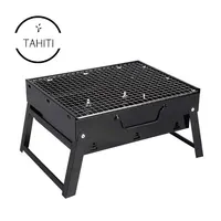 

Outdoor Camping Folding BBQ Lightweight Portable Barbecue Mini folding stainless steel Charcoal Grill