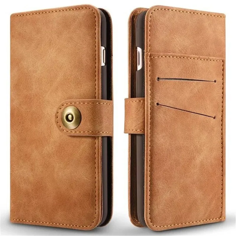 

Retro card split magnet wallet Leather Case for iPhone 7 8 Plus, Like the following colors