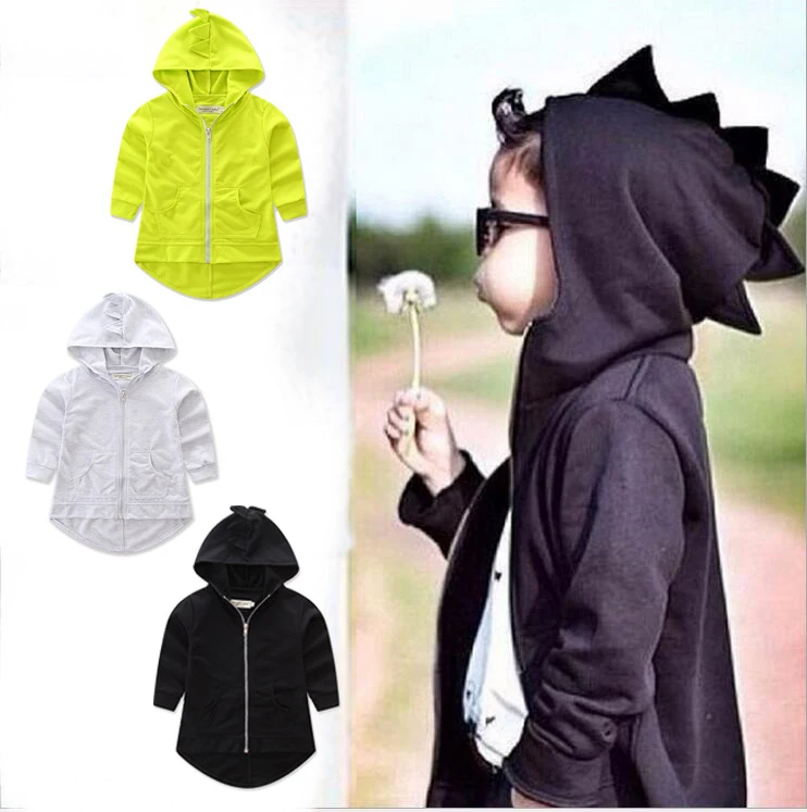 

2018 hot Baby Kids Boys Girls Toddlers Hoodies Cartoon Tracksuit Children Clothing Set baby lovely dinosaur Sweatshirts