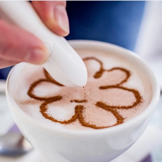 Amazon hot Decorate Electric Spice Pen for Latte Food Art Coffee Carved  Cake Tools  Carving Pen Baking coffee decorating pen