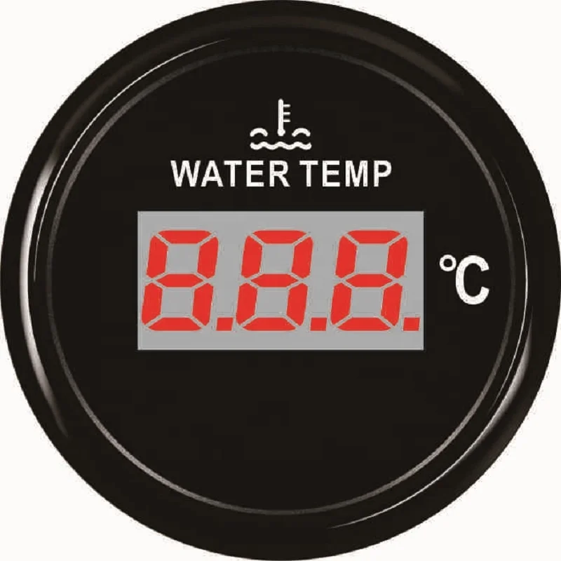 

Free Shipping ELING 52mm Digital Water Temperature Gauge 40-120 Degree 12/24V With Backlight