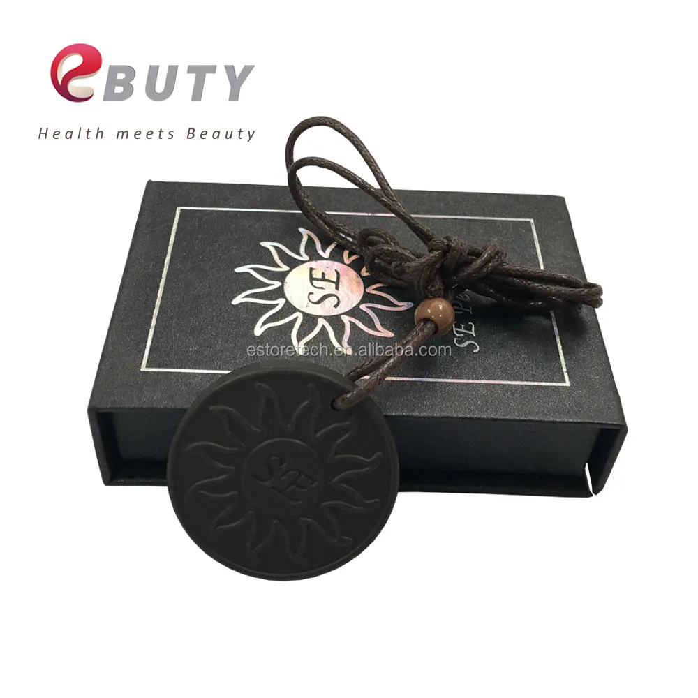 

Wholesales SE Pendants Necklace Lava Scalar Energy Pendant Health and Fashion Charms with Package Box