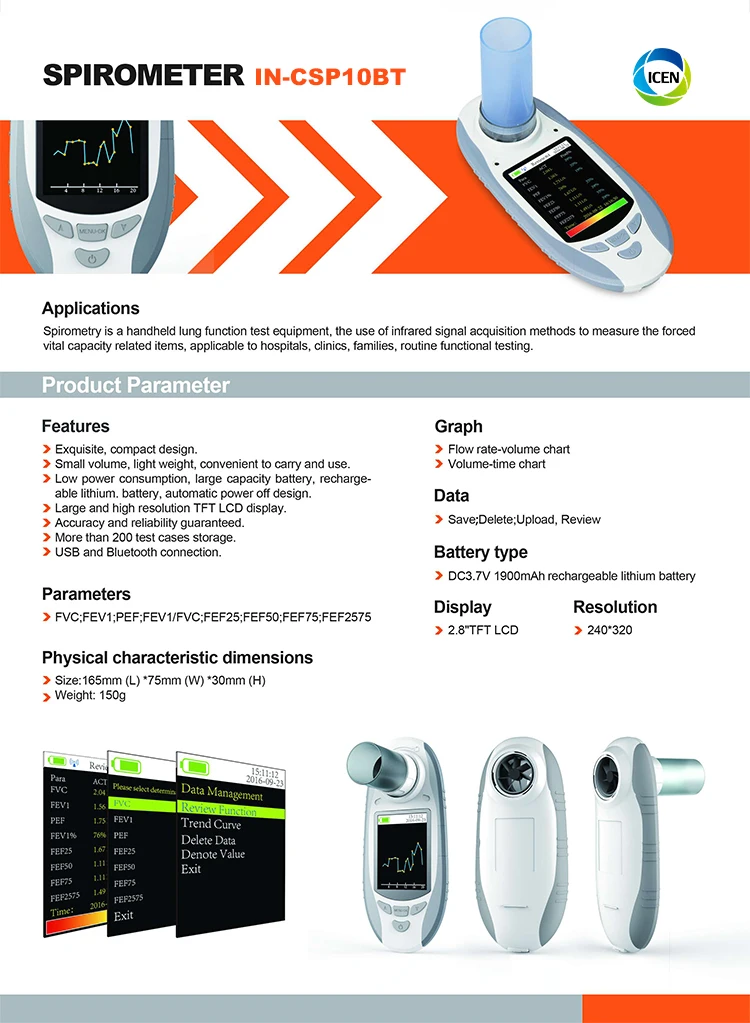 handheld spirometer