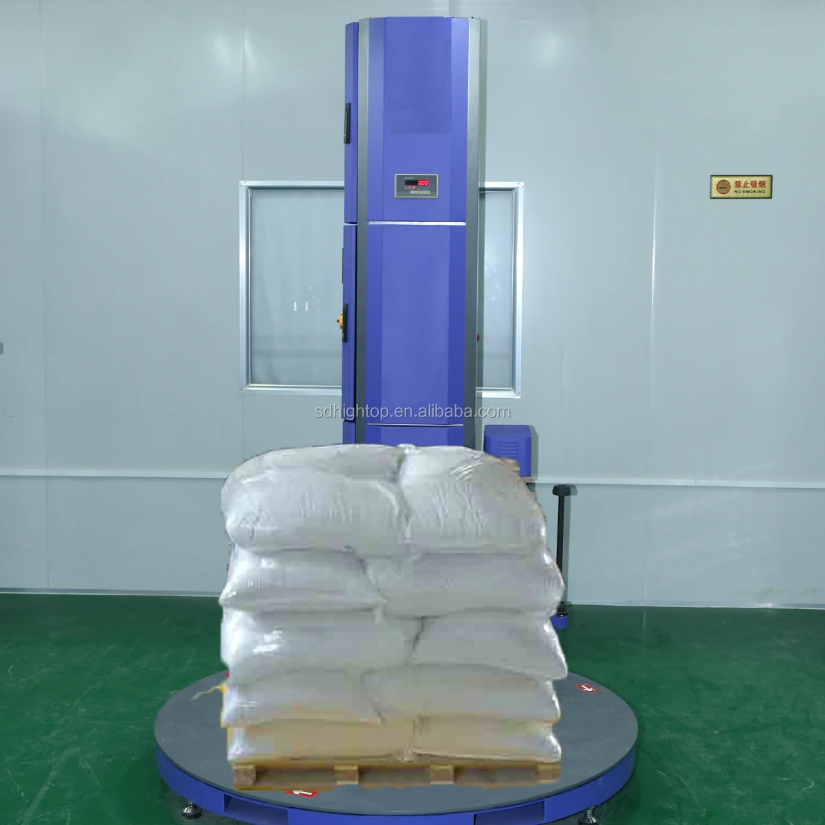 Remote Control Fully Automatic Pallet Stretch Wrapping Machine