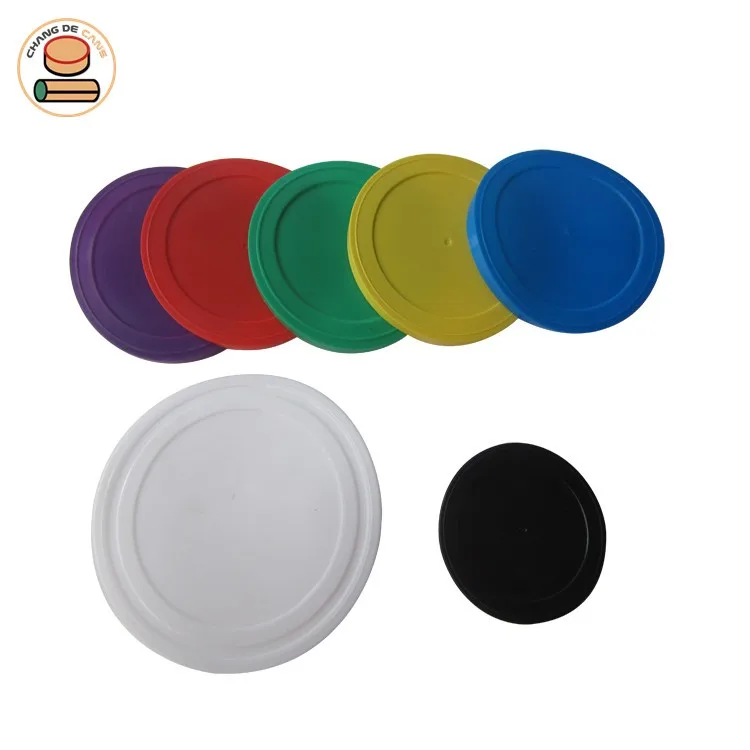 Pe 401 Plastic Lids For Metal Cans Custom Color Plastic Caps For Cans