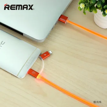 

Remax New Cable RC-020t Aurora Hot Selling 2.1A Fast 2 in 1 Charging Cable, Black;white;orange;blue;green