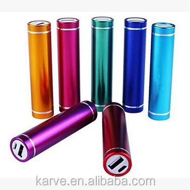 

aluminum alloy cylinder shape charger/ USB power charger 2600mah power bank