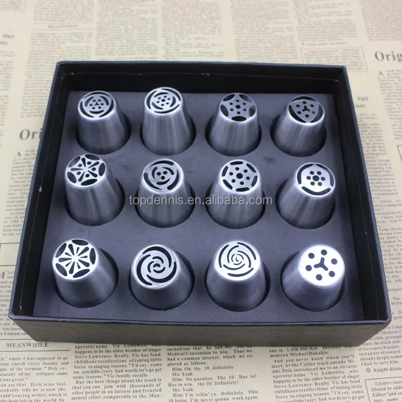 

New design Stainless Steel Pastry Icing Nozzles Decorating Cakes Cake Tips sets