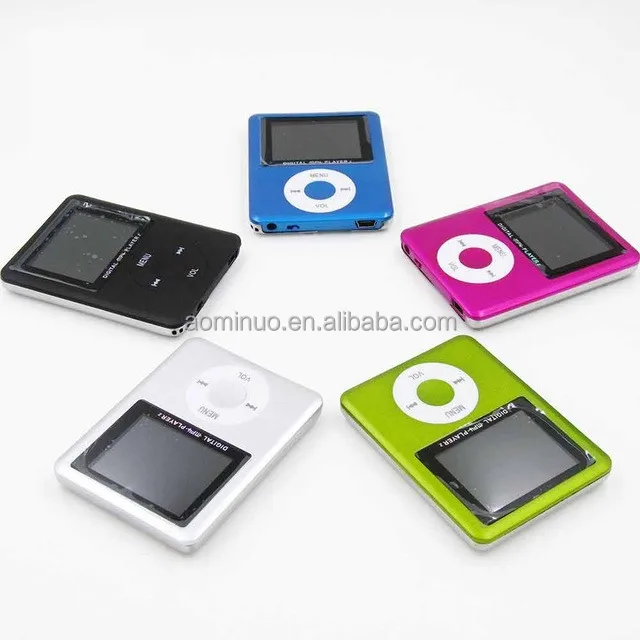 Fashion design 1.8" LCD 3th MP4 music Player mp3 player support up to 32GB TF flash   Video Photo Viewer eBook Read