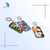 Family/lover picture/photo frame printed key chain/ key ring