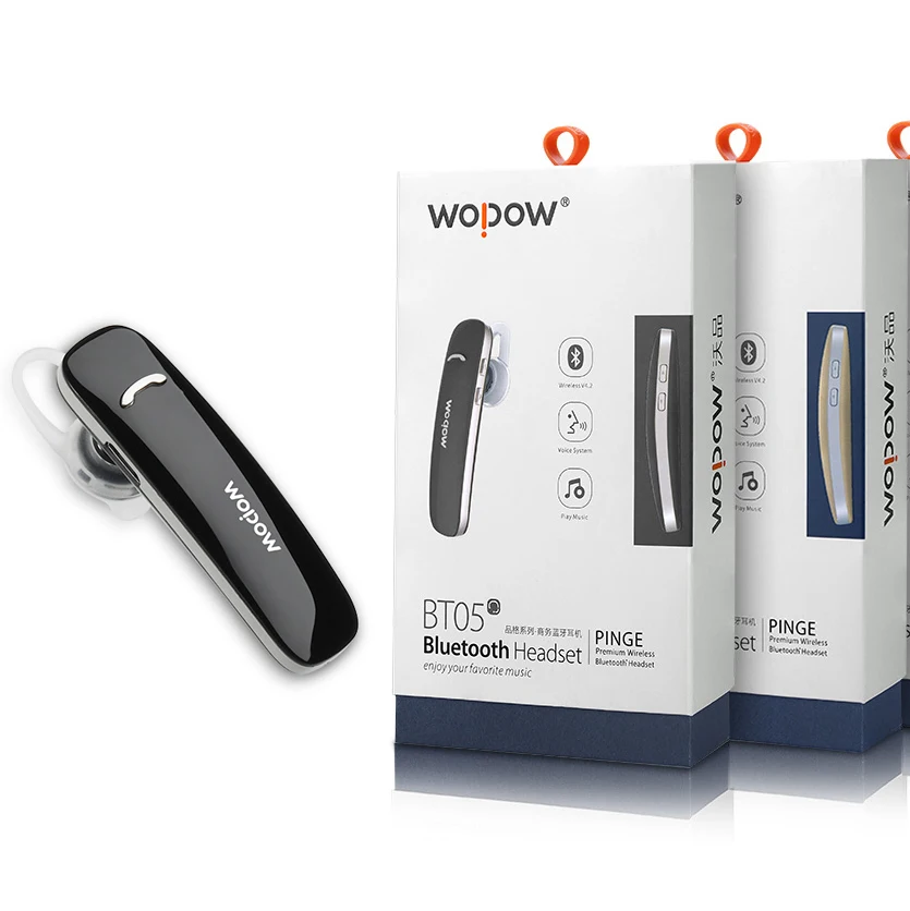 

Wopow BT05 Mobile Accessories Good Quality Car Wireless Stereo Earphone Headphone Headset Business