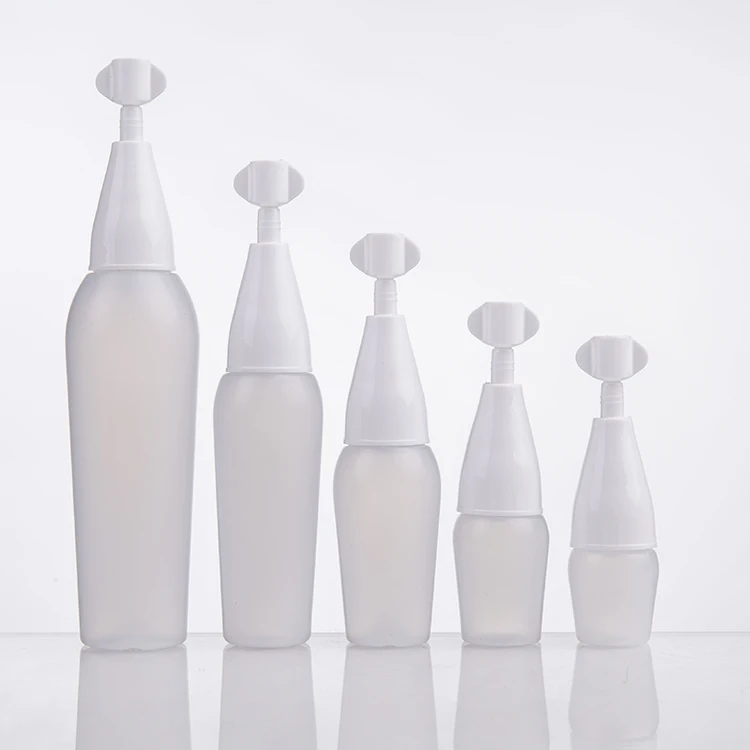 Matte White Eliquid Eye Dropper Empty Stock Plastic Ampoule Bottle 5ml
