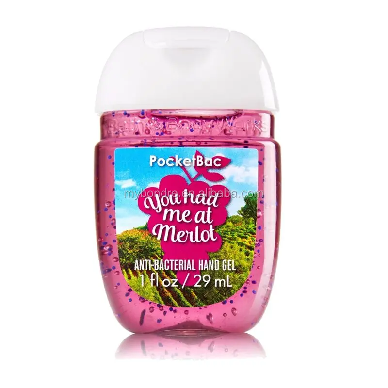
29ml pocketbac free water portable sanitizing hand gel bath body works 