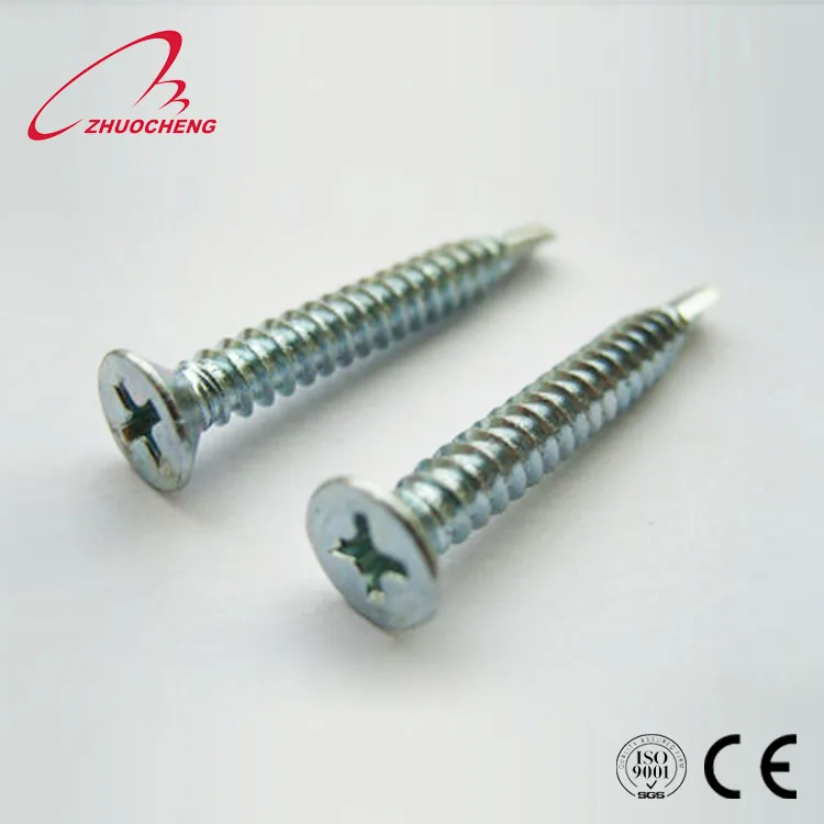 
High quality stainless steel DIN 7982 CSK head self tapping screw with ISO certification 