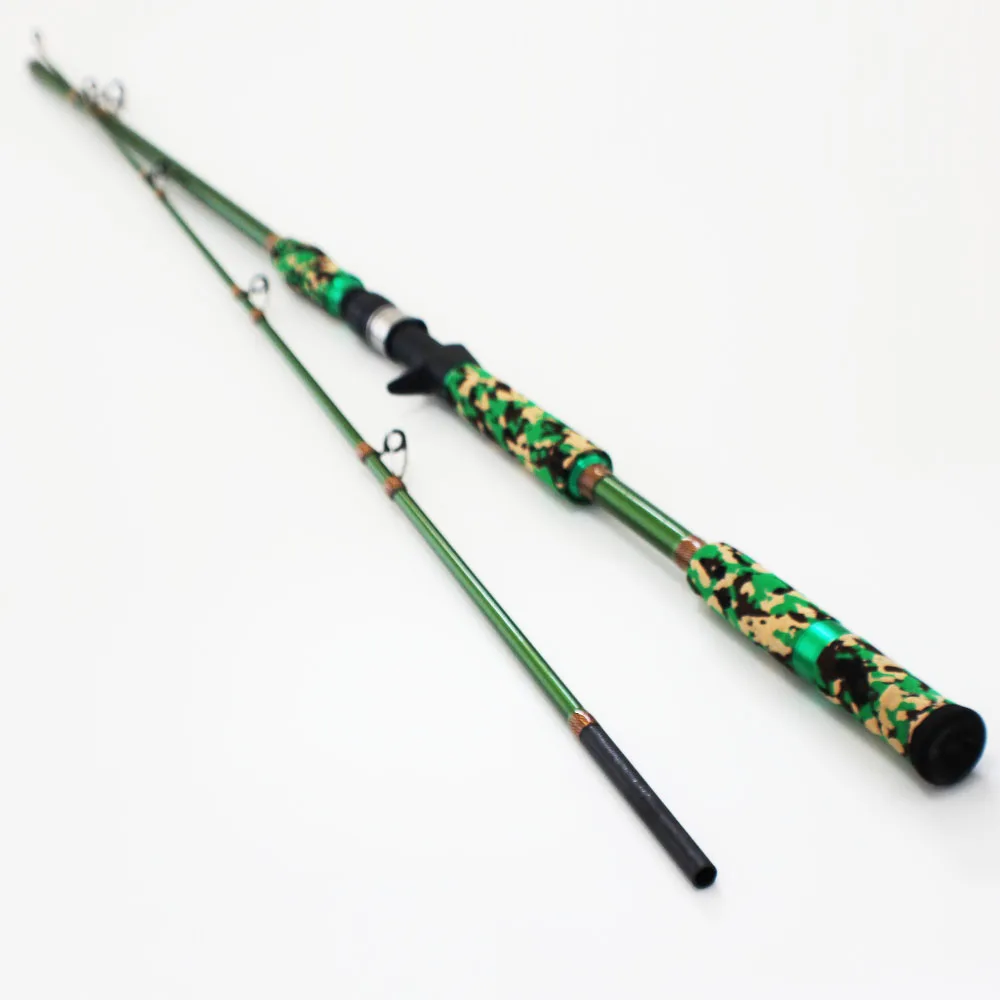 

High Quality Carbon Fiber Fishing Rod Double Sections Casting Rod, Camouflage