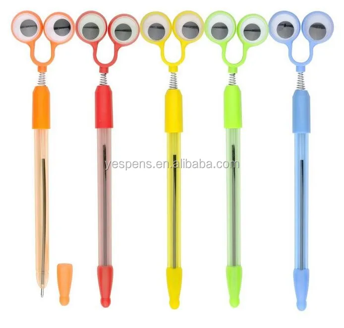 Wholesale Novelty Promotional Stationery Eyeball Pens For Kids Free