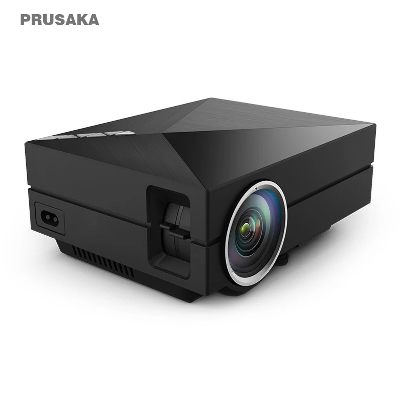 

GM60A 800*480/1080P 1000 lumens LED LCD Mini portable home theatre projector support multi-screen cast, N/a