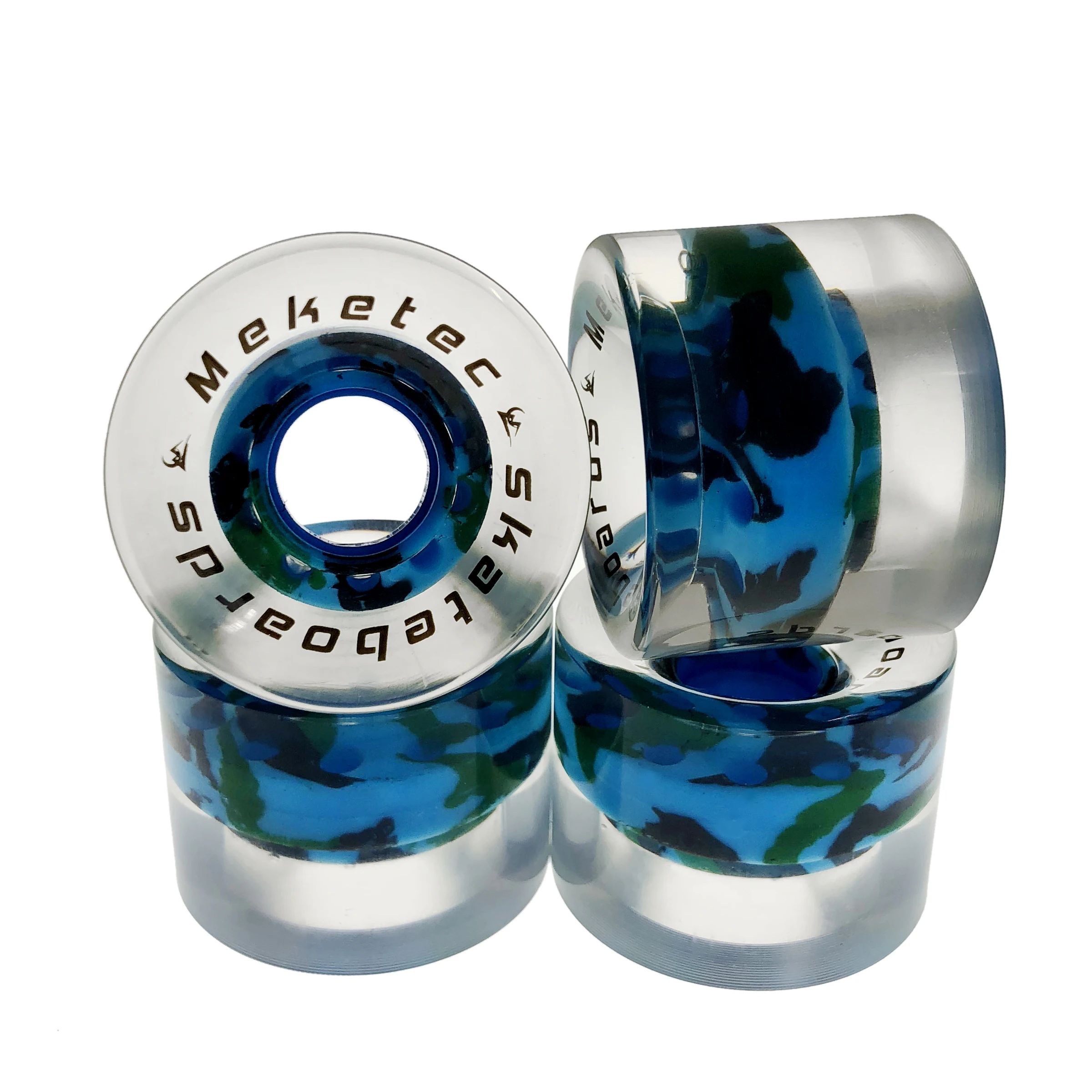 

pu material graphic inside skateboard wheel custom for promotion