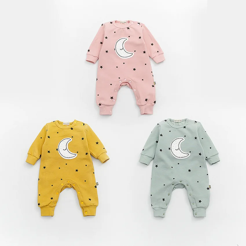 

S16499A high quality cotton baby boys jumpsuit knitted newborn clothes wholesale