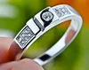 925 Pure Silver Ring Latest Design Make Up Zircon Silver Ring Wholesale Hot Handmade Ring