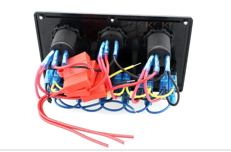 Hot Sale led rocker switch panel For 12V 24V Car Boat Marine