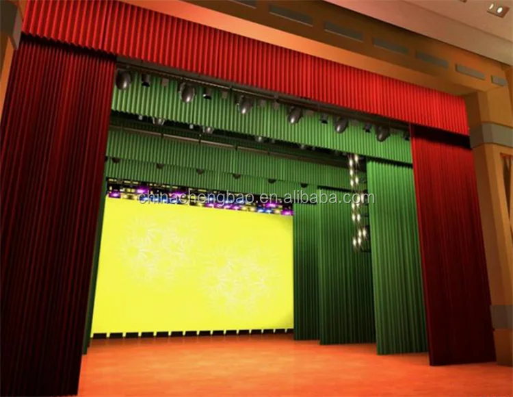Motorized Fire Resistant Theater Drapes Used Stage Curtains Buy
