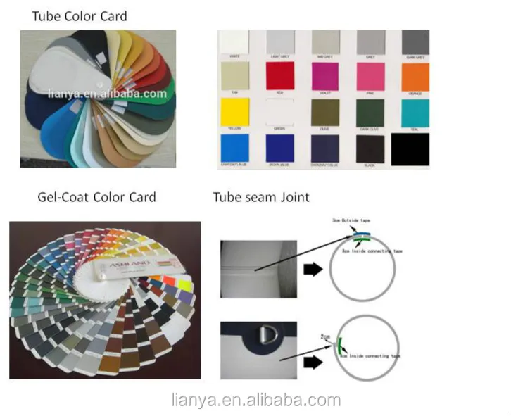 Liya outboard small boat 3.3m rigid rib boats for sale