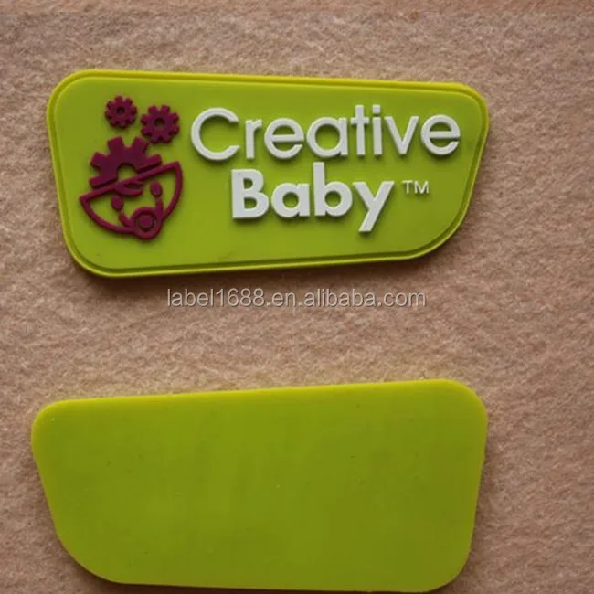 Embossed Heat Transfer Silicone Rubber Label For Your Trademark Buy