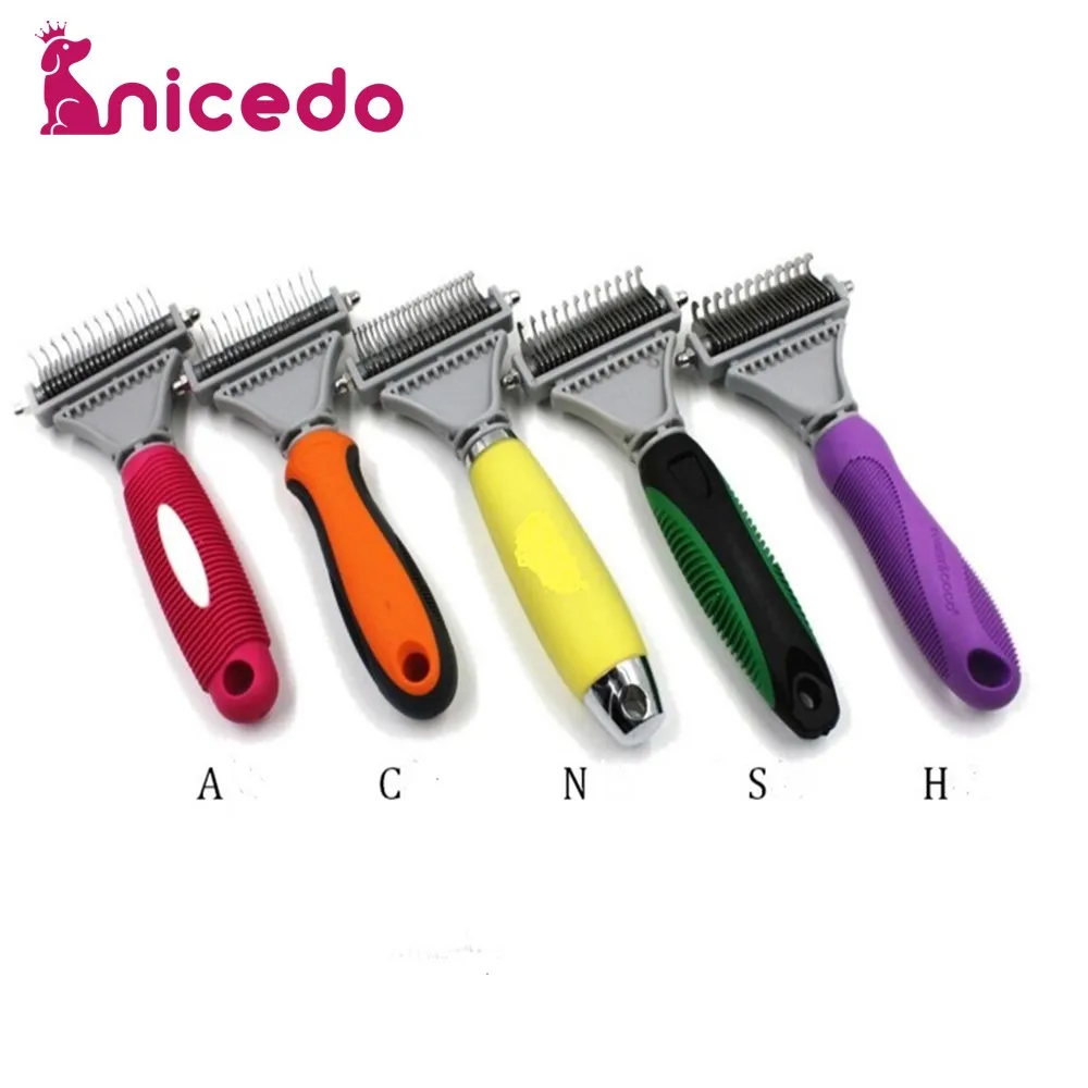Pet Dematting Comb With 2 Sided Professinal Grooming Rake Buy Pet