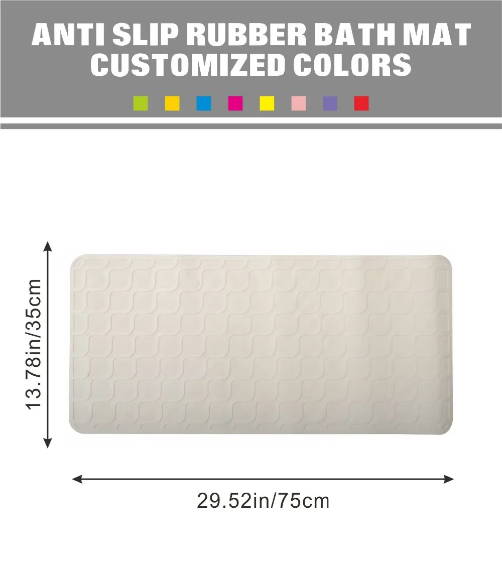 Free Sample 100 Natural Rubber Bath Mat,Safe Shower Bath Tub Mat Buy Antislip Bath Mat