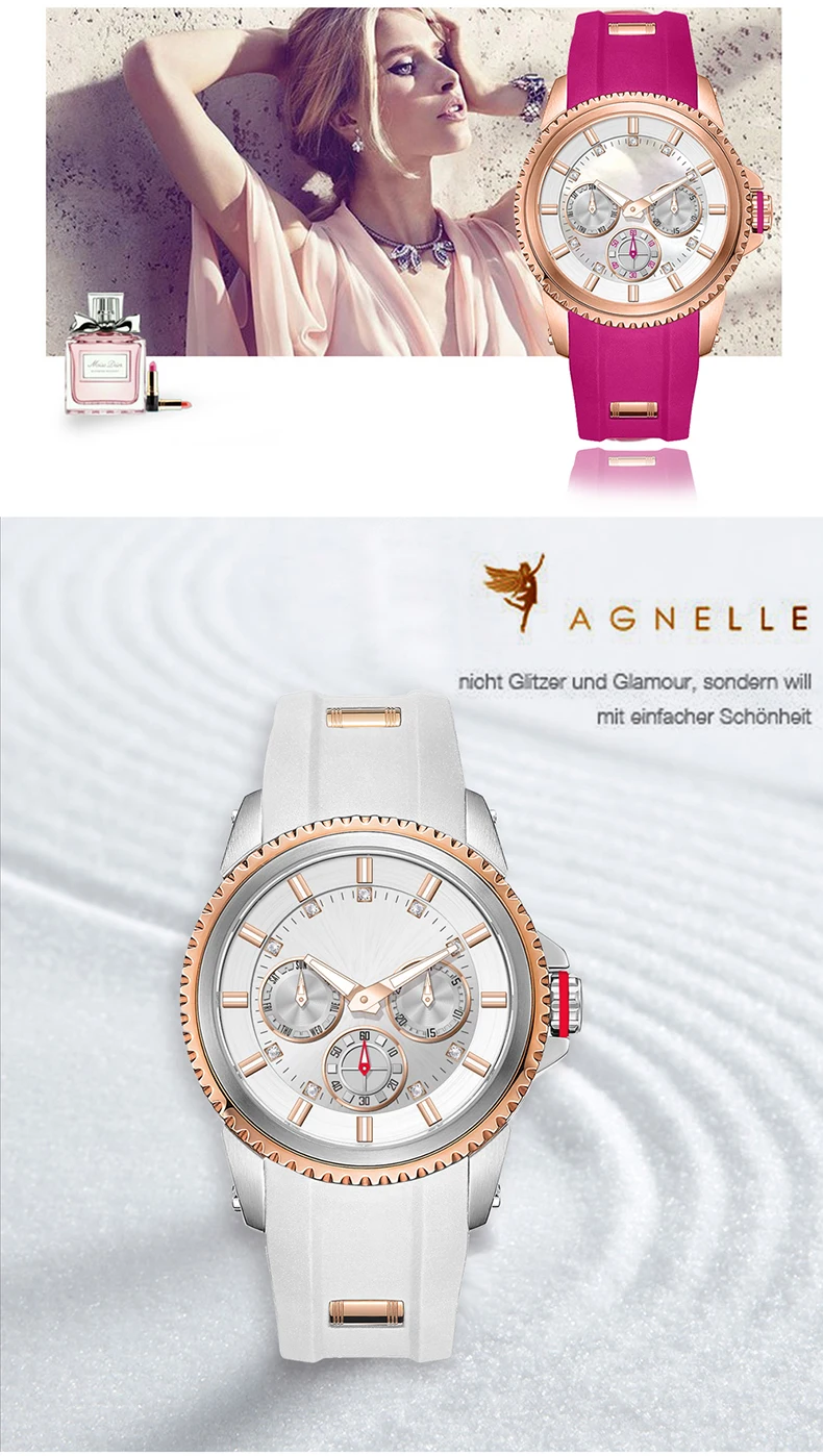 steel ladies wrist watch