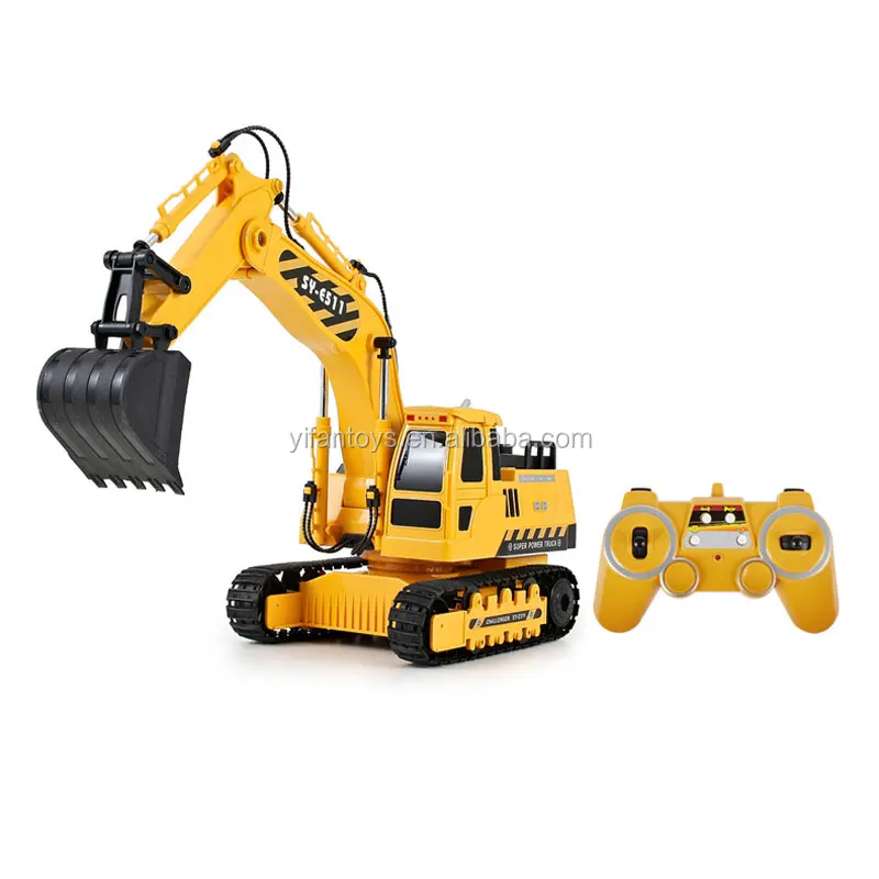 Remote Control Bulldozer Crawler Truck Excavator 2.4G Kids Construction Toy 1:20 