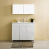 Classic Vintage Solid Wood Single Sink Hangzhou End High Quality Bathroom Vanity