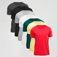

180g Custom Color 65% Cotton 35% Polyester Cheap T Shirt Dry Fit Blank T Shirt For Men