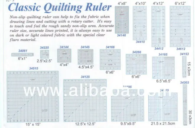 quilting rulers