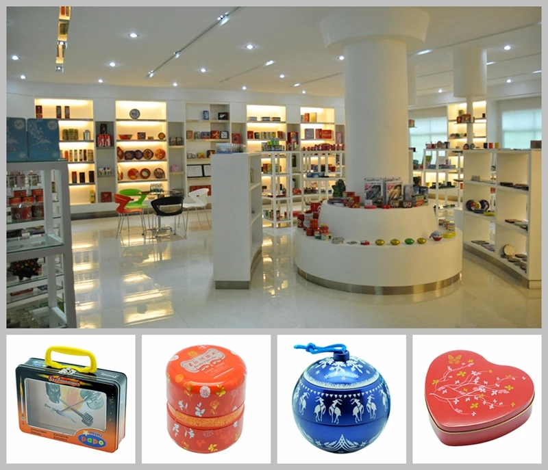 D88mm small food grade round tea tin box for flower tea