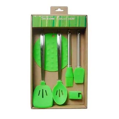 
kids cooking and baking set 17pcs silicone cupcake cups brush spatula cookie cutter 