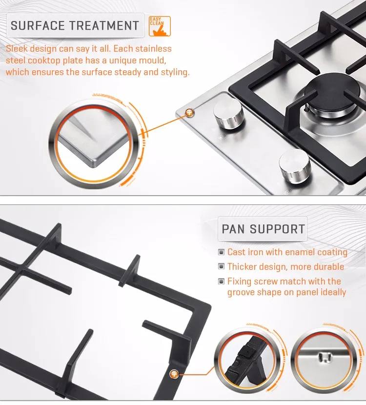 Home Appliance Manufacturer 120v Electric Ignition Gas Cooktop(pg3020bs