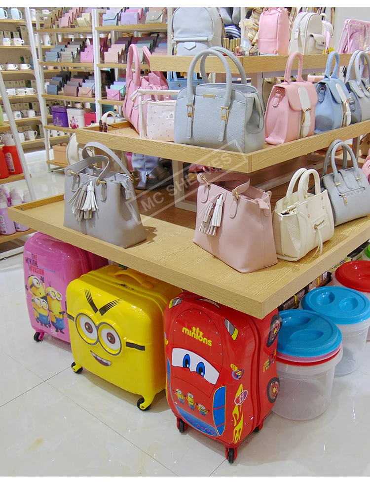 16 Years Experience Factory Wholesale Wooden Handbag Display Stand,Handbag Display Shelf Design