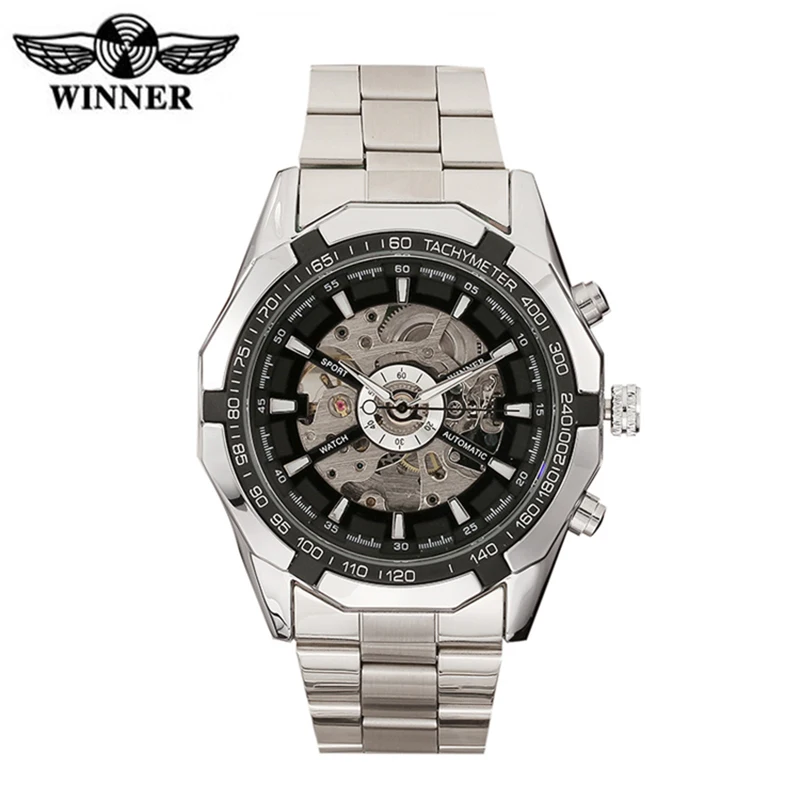 

high quality men's designer watches hot sales men automatic watches winner brand men skeleton watches