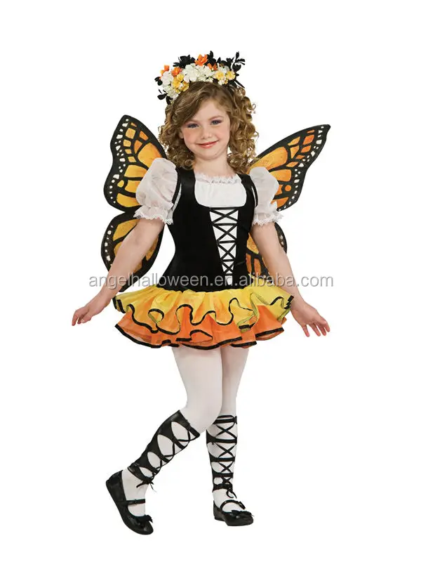 BABY SIZE Monarch Butterfly Angel fairy wings Girls baby dress party