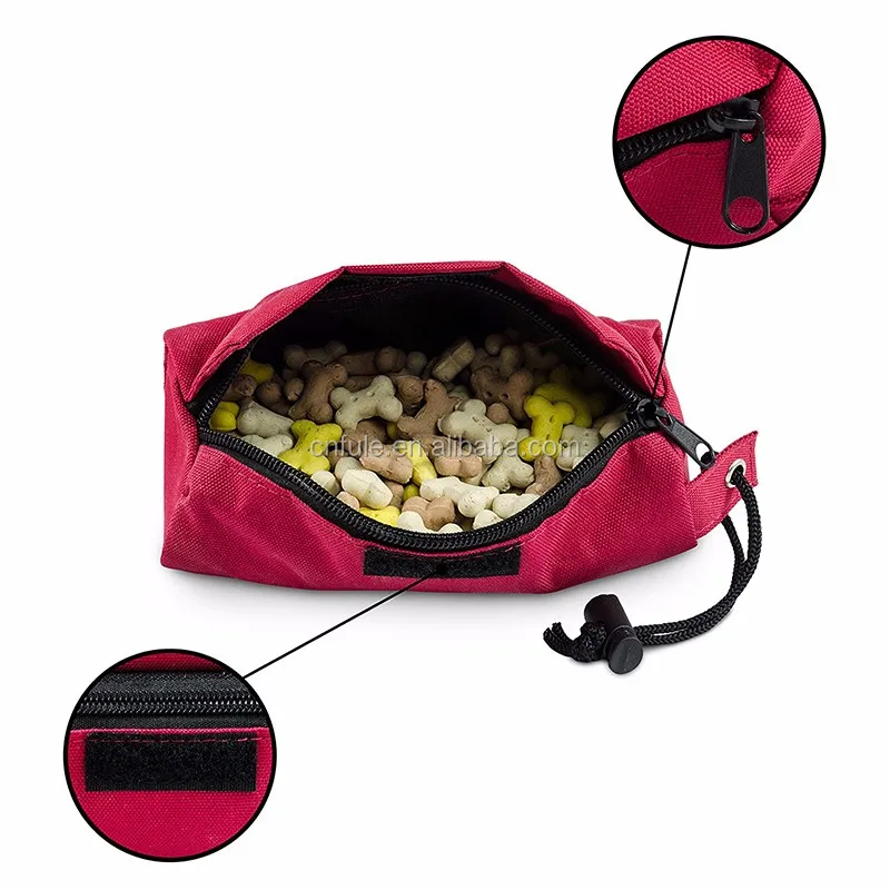 Factory Supply Oem Logo Nylon Material Pet Food Dummy Bag Dog Training