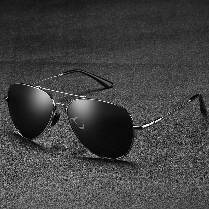 

Explosive polarizing sunglasses for men and women, anti-ultraviolet metal memory frame glasses driver's Sunglasses, More color you can customiezd