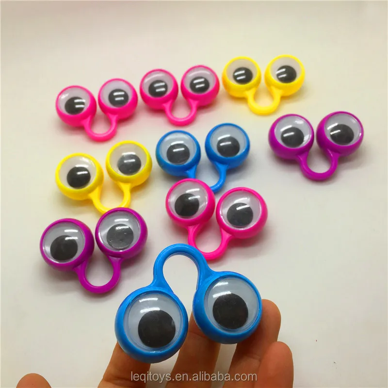 Big Size Funny Eye Finger Ring Toy Finger Puppets Eyeball Ring For 2 ...