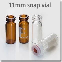 11mm snap chromatography vial