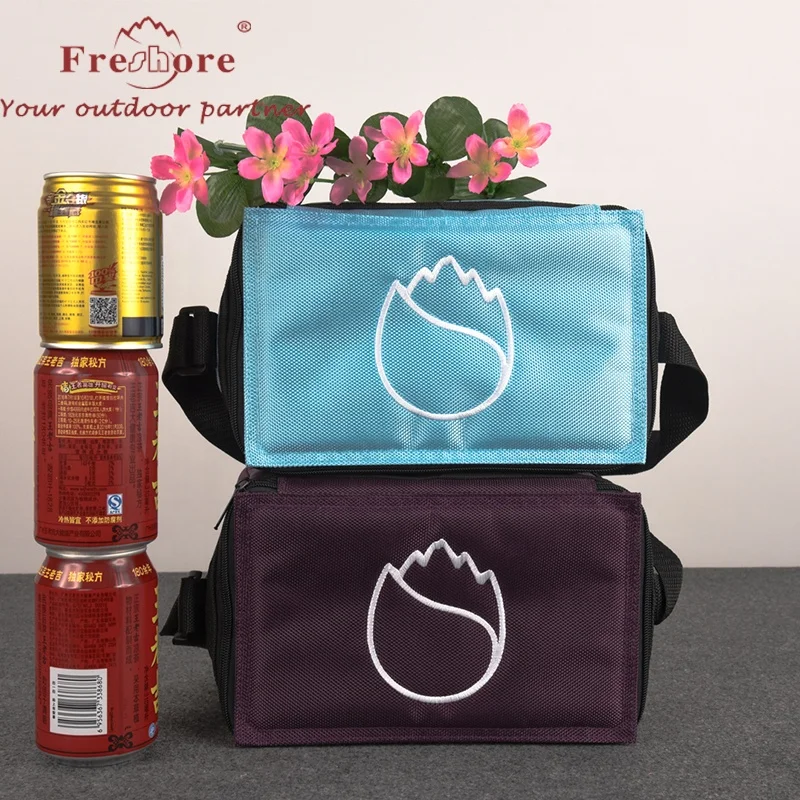

Large Capacity Double Compartment Food Storage Insulated Lunch Bag, Customized color