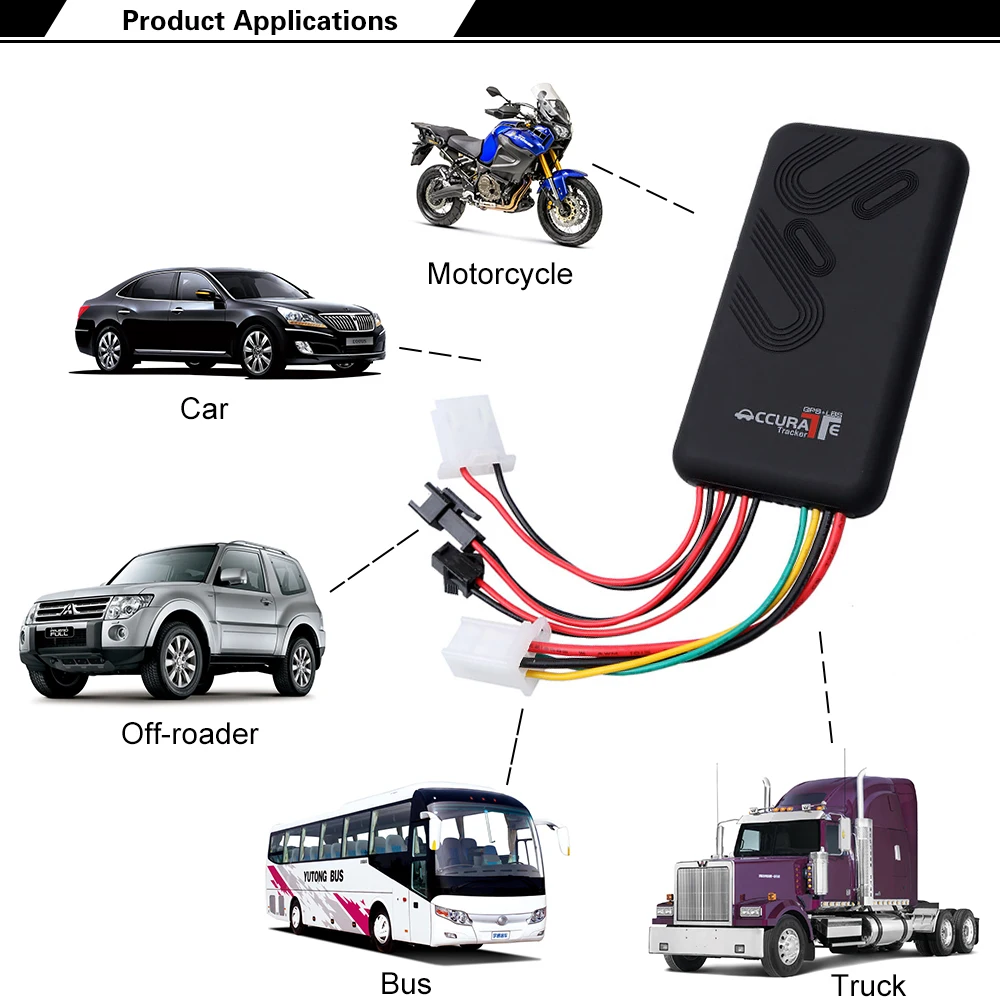 Original Gt06 Vehicle Gps Tracker Quad Band Web Based Gps Tracking